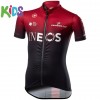 Set Fahrradtrikot + Radhose Kurze 2020 TEAM INEOS Kinder N001